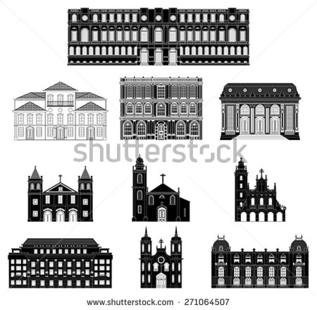 Old building clipart.