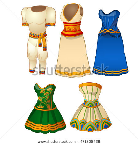 Egyptian Clothing Clipart.