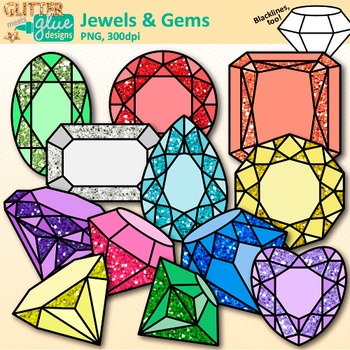 Jewels & Gems Clip Art.