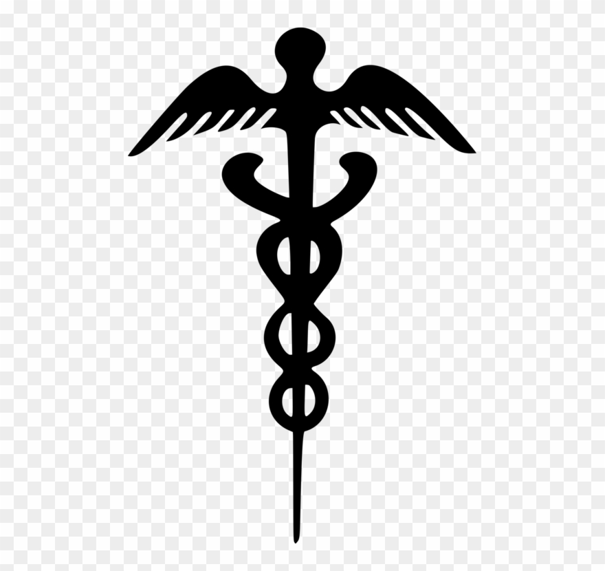 Staff Of Hermes Caduceus As A Symbol Of Medicine.