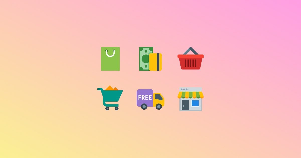 Shop Till You Drop: 20 Packs of Free Shopping Clipart and Icons.