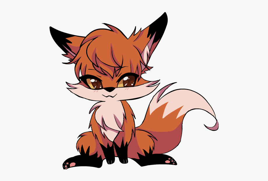 Anime clipart baby fox, Anime baby fox Transparent FREE for.