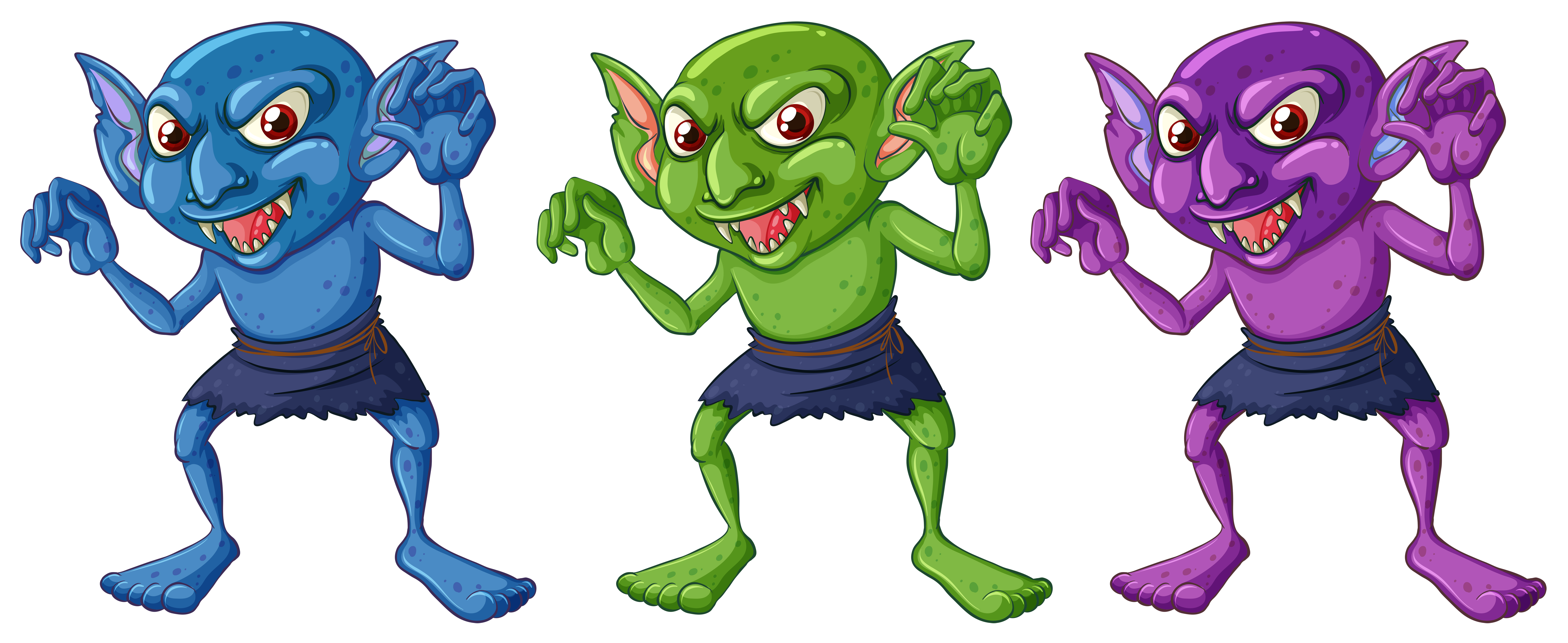 Green Goblin Free Vector Art.