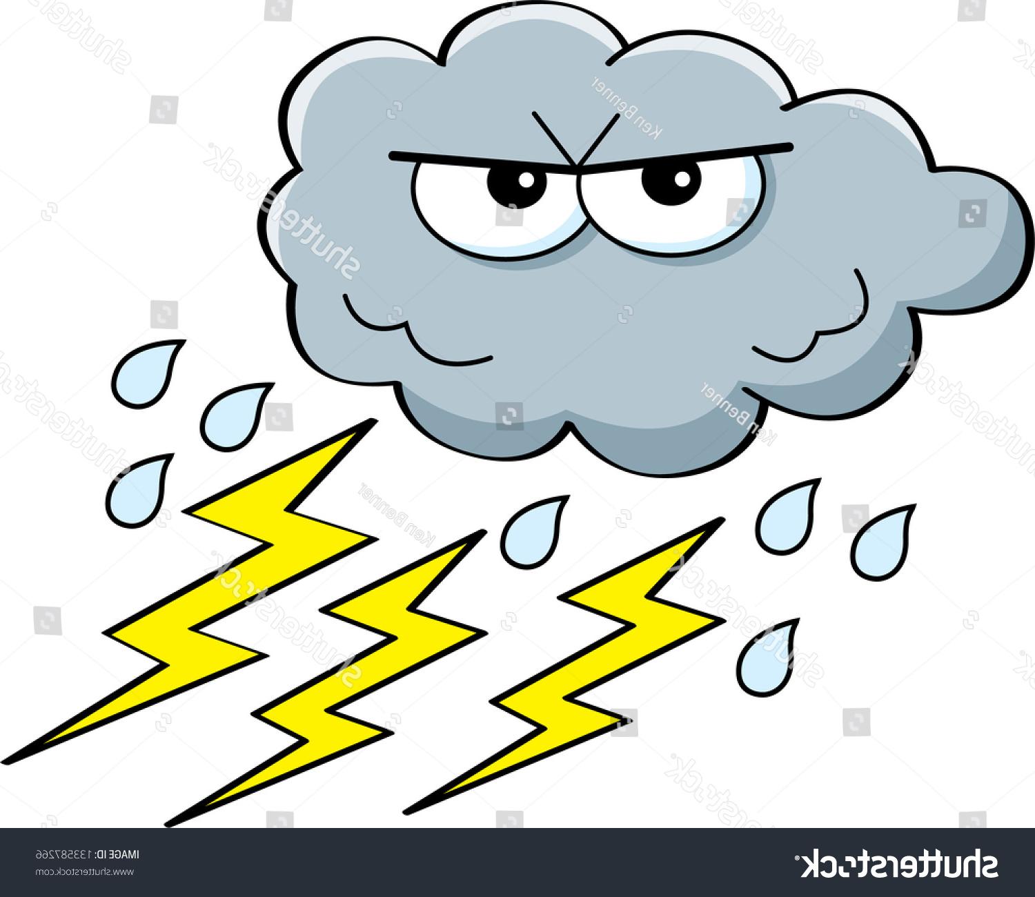 Best Free Cartoon Thunderstorm Clip Art File Free » Free.