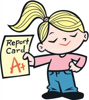 a+ report card.