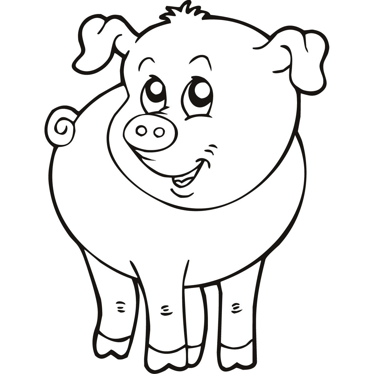 Animal farm childrens clipart.