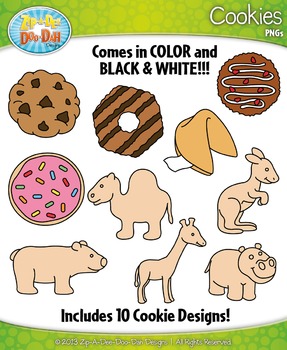 Cookies Clipart {Zip.