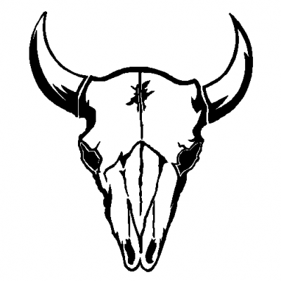 Bull skull clip art.