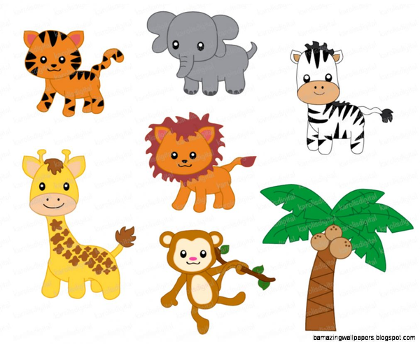 Jungle Animals Clipart Free Download Clip Art.