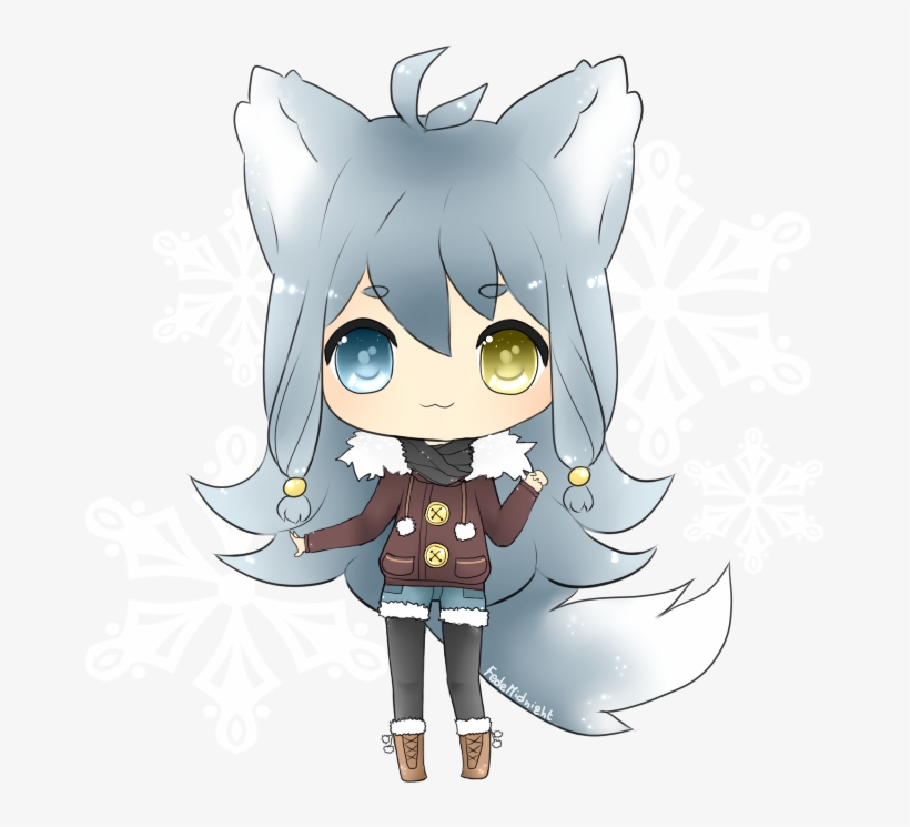 Arctic Wolf Clipart Female.