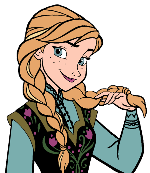 Anna Clip Art from Frozen.