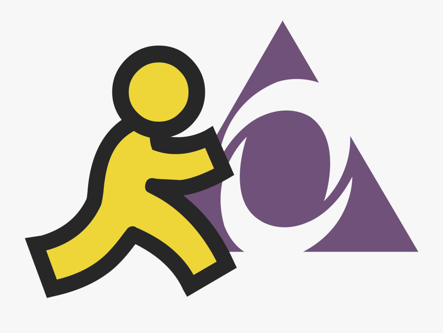 Aol Instant Messenger 01 Logo Png Transparent.