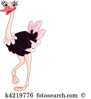 Ostrich Clip Art and Illustration. 1,441 ostrich clipart vector.