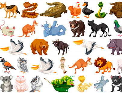 Great Free Animal Clipart for Your Next Cartoon Design.