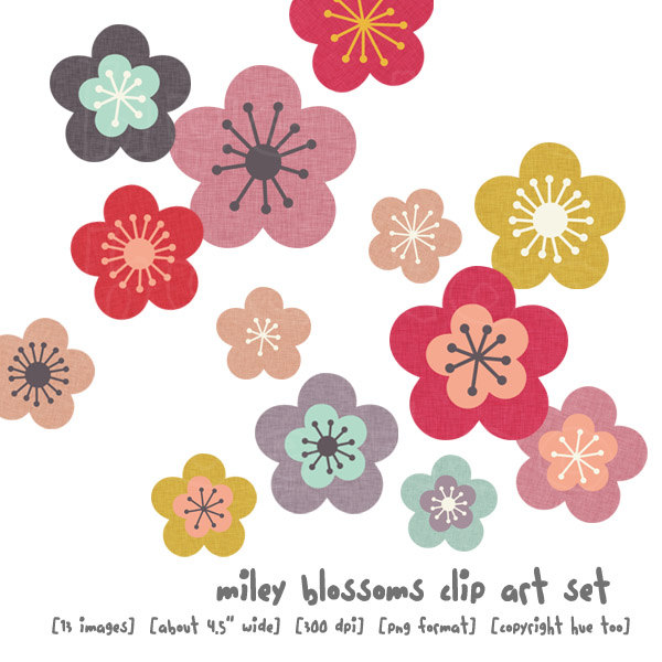 Blossom Flower Clipart.