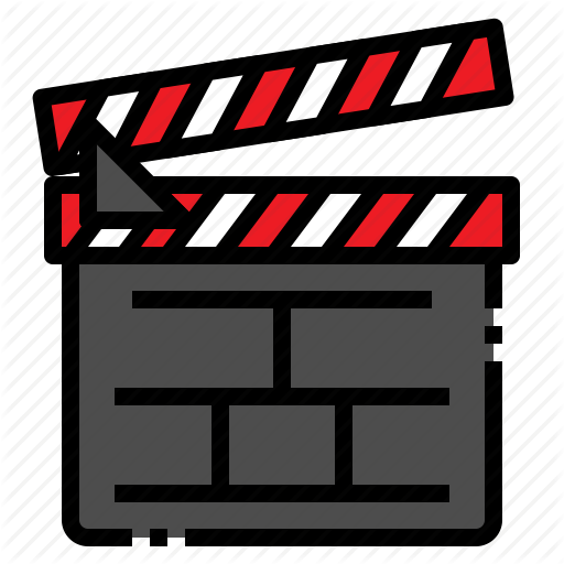 \'Movie entertainment filled outline style\' by ZIRSOLOSTUDIO.