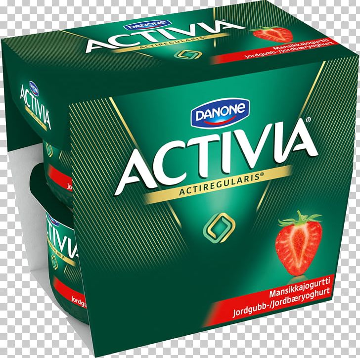 Milk Activia Yoghurt Danone Strawberry PNG, Clipart, Activia.