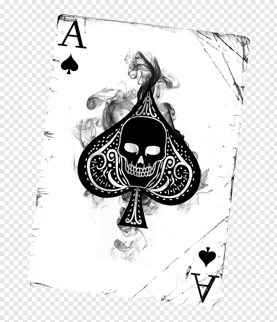 Ace of Clubs playing card, Ace of spades Playing card.