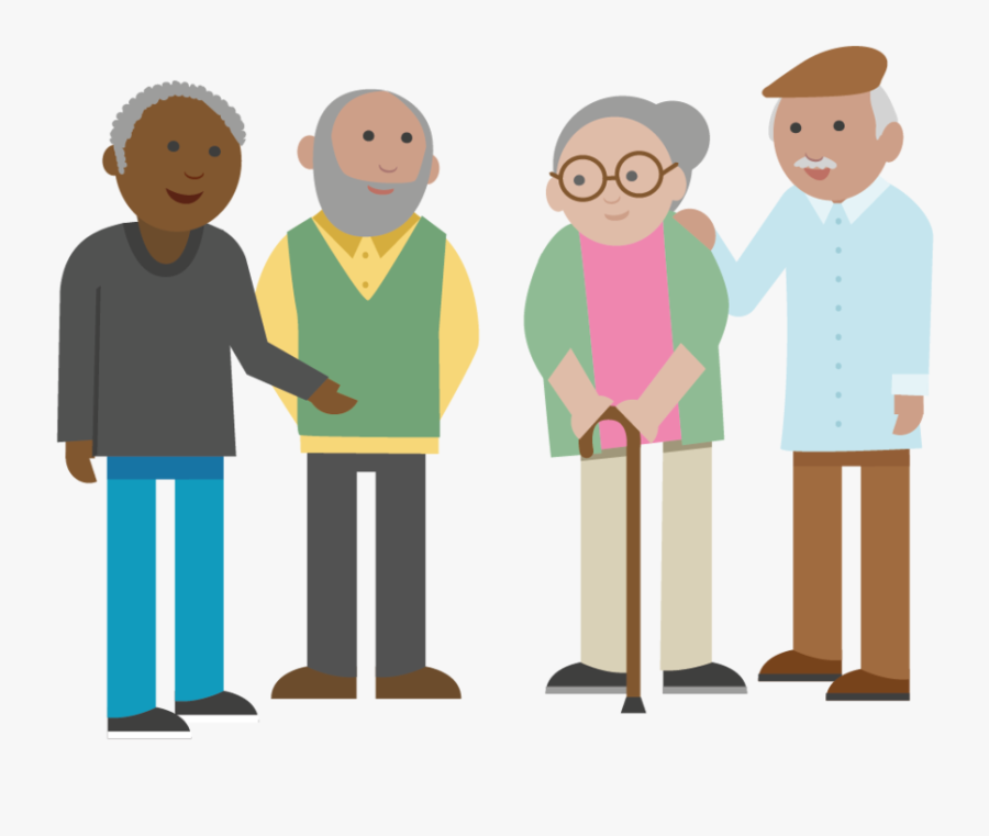 Transparent Older Adults Clipart.