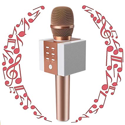 TOSING Wireless Karaoke Microphone, Bluetooth Karaoke Singing Machine with  Speaker, Birthday Home Party for Smartphones,Christmas/ Birthday Gifts.