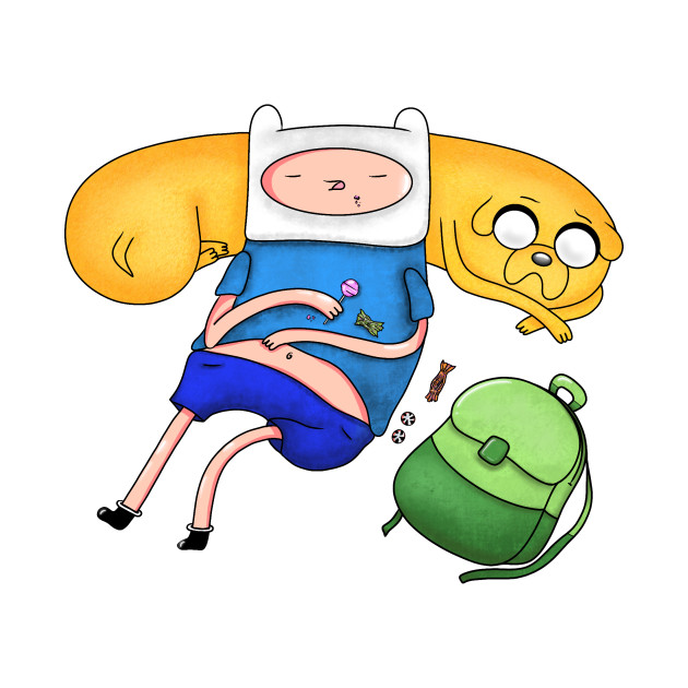 Finn & Jake Adventure Time.