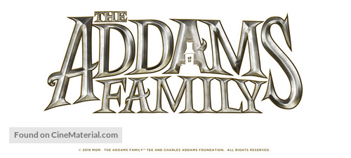 The Addams Family (2019) logo.