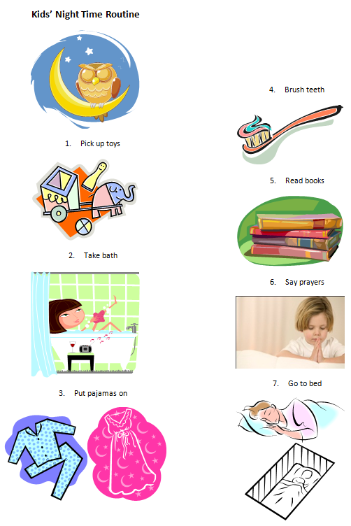 Free Evening Routine Cliparts, Download Free Clip Art, Free.