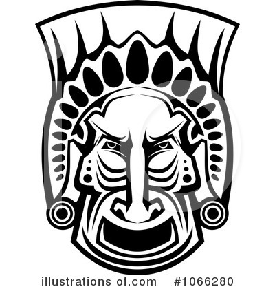 African Mask Clipart #1066280.