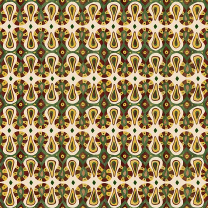 African tribal ethnic abstract seamless pattern in.