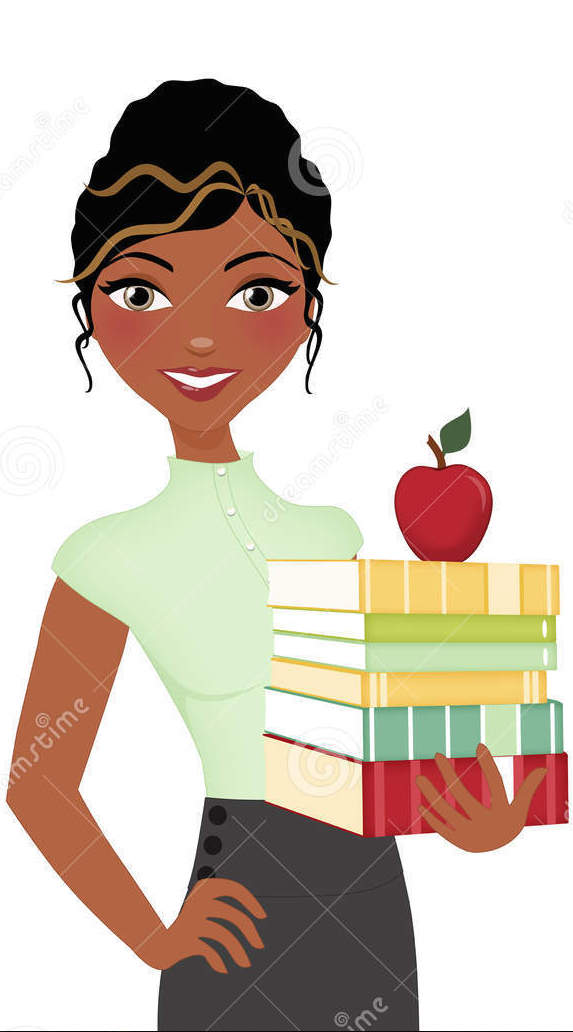 African American Teacher Clipart.