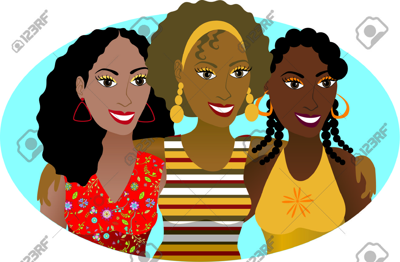 African American Women Clipart.