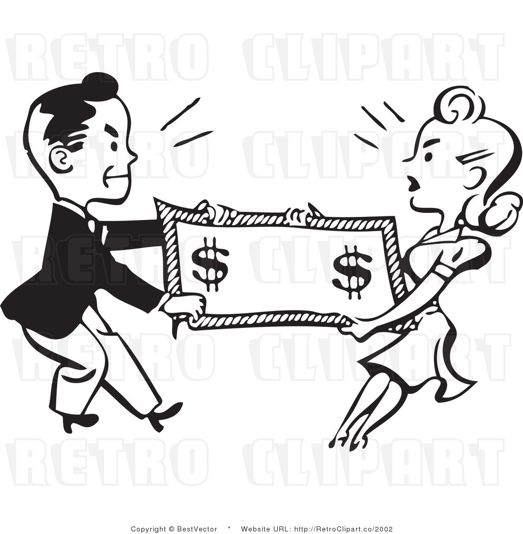 Women And Money Clipart.