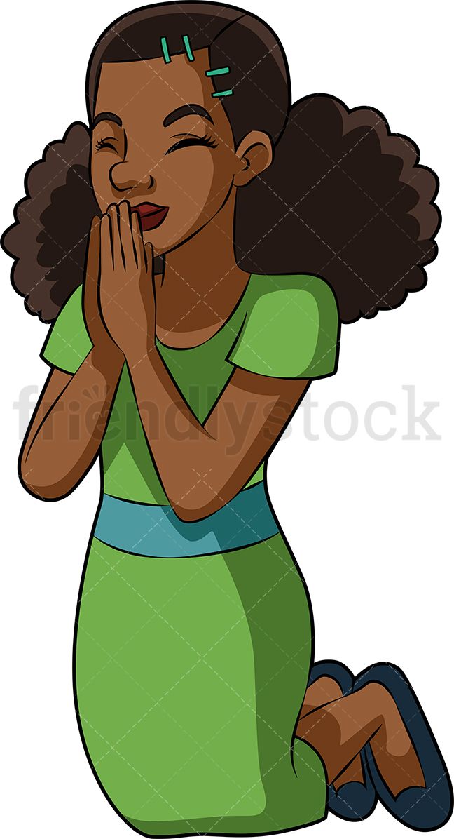 Black Woman Praying in 2019.