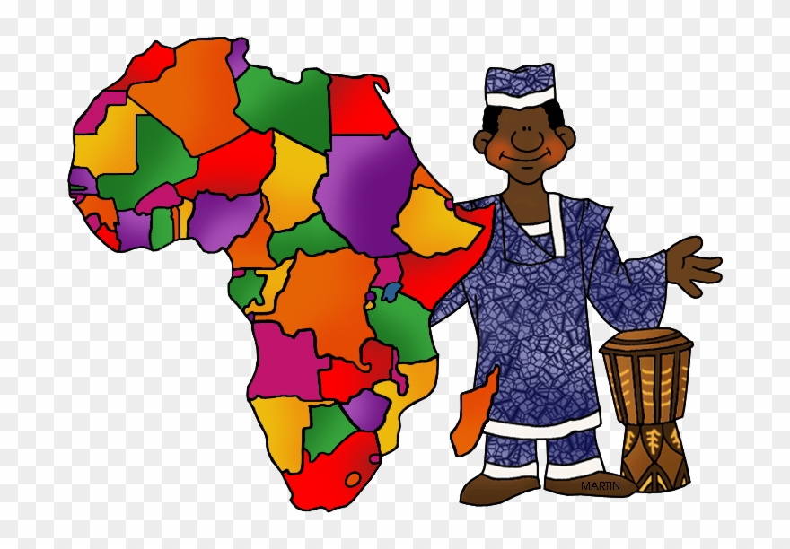 African Countries Map.