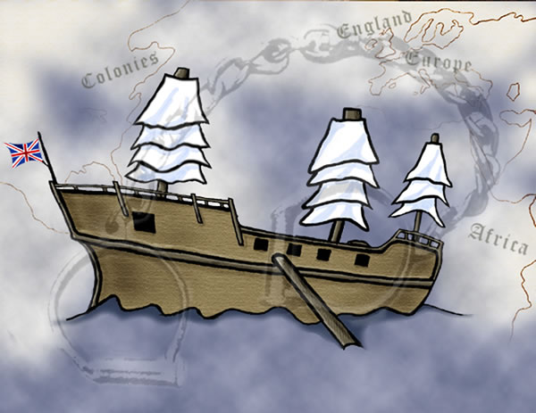 Slave Ship Clipart.