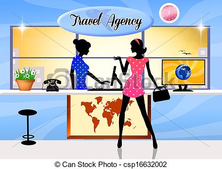 Clipart travel agent.