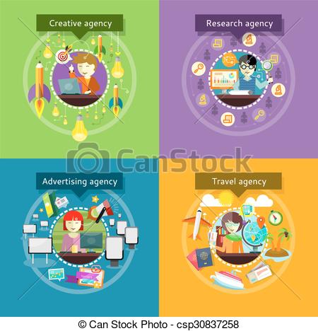 Advertising agency Vector Clip Art Illustrations. 2,649.