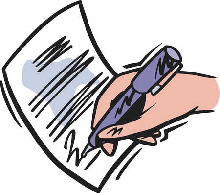 Agreement writing clipart clipart images gallery for free.