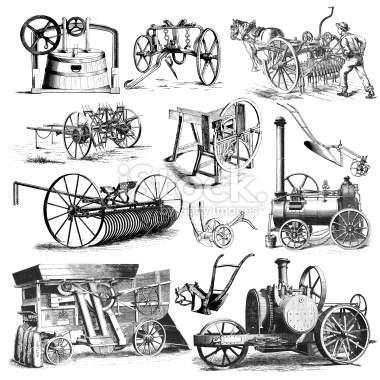 Agriculture equipment clipart.