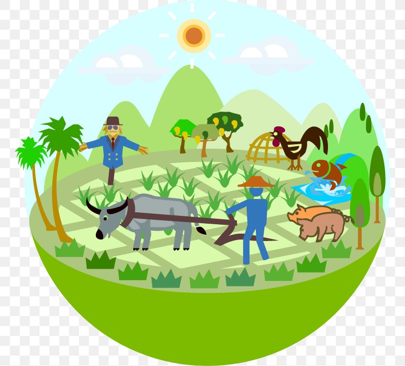 Conservation Agriculture Farmer Cartoon Clip Art, PNG.