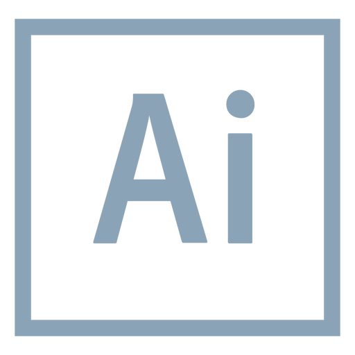 Adobe illustrator ai icon.