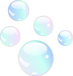 Air bubbles clipart.