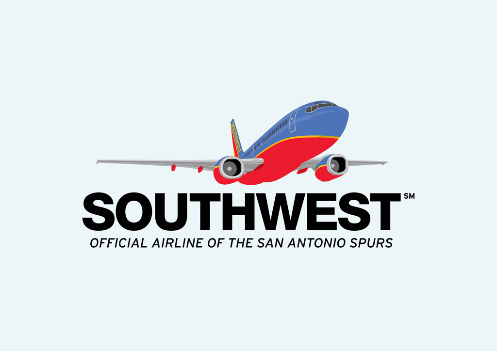 South West Airlines Clipart.