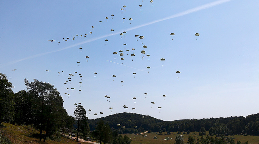 Cloudy with a chance of Humvees: Military vehicles plummet from.