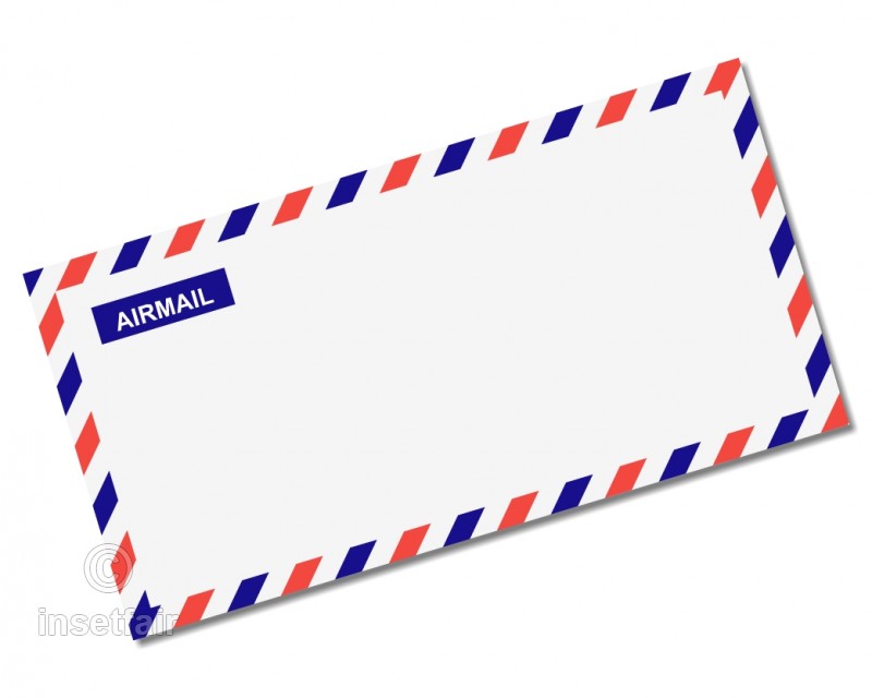 Airmail Envelope Cover.