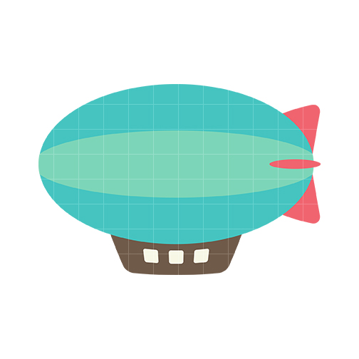 Airship clipart.