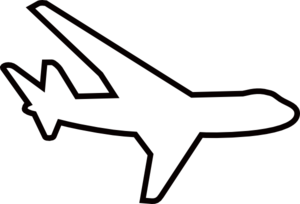 Plane Clipart White.