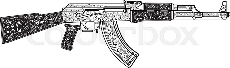 Vector Ak47 at GetDrawings.com.