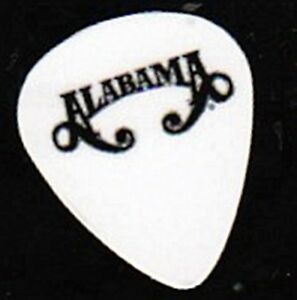 Details about ALABAMA BAND LOGO GUITAR PICKS SET OF 4.