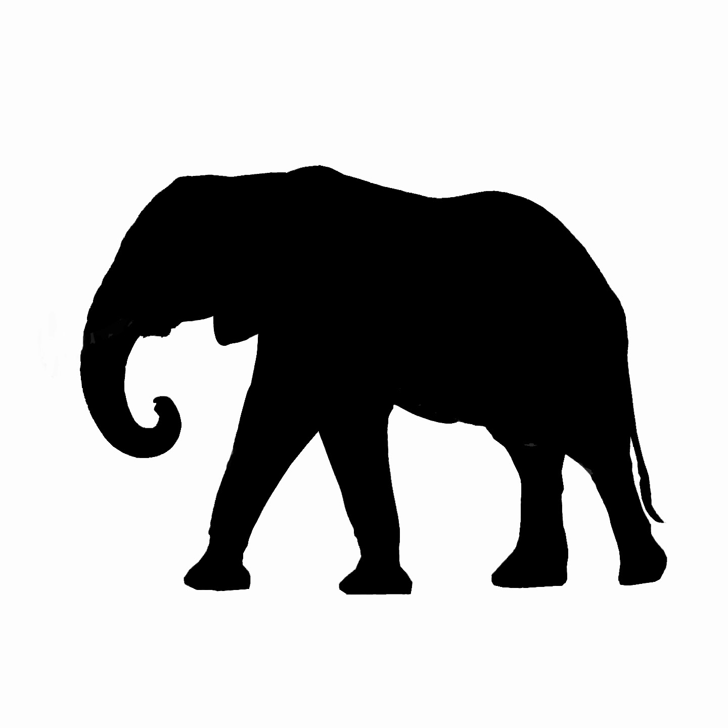 Free Alabama Elephant Silhouette, Download Free Clip Art.